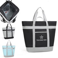 High-Capacity Foldable Tote Cooler Pizza Insulation Bag - Coolers, Bags