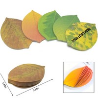 50 Sheets Tree Leaf Sticky Notes - Sticky Notes