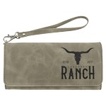 Light Green Leatherette Wallet